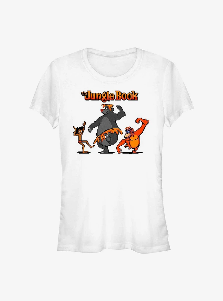 Disney The Jungle Book 8 Bit Girls T-Shirt