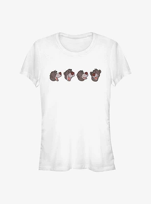 Disney The Jungle Book Baloo Faces Girls T-Shirt