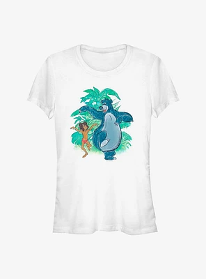 Disney The Jungle Book Baloo Sketch Girls T-Shirt