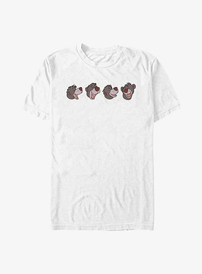 Disney The Jungle Book Baloo Faces T-Shirt