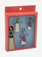 Loungefly Disney Mulan Magnetic Outfits Enamel Pin