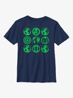 Marvel Avengers Green Globes Youth T-Shirt