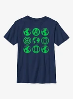 Marvel Avengers Green Globes Youth T-Shirt