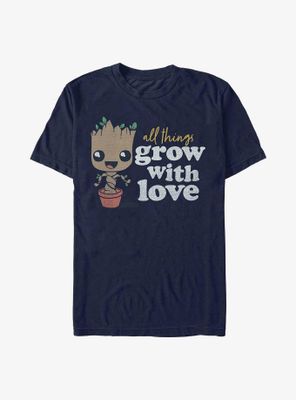Marvel Guardians Of The Galaxy All Things Grow With Love T-Shirt