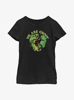 Marvel Guardians Of The Galaxy Earth We Are Groot Youth Girls T-Shirt
