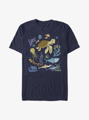 Disney Pixar Finding Nemo Sea Scene T-Shirt