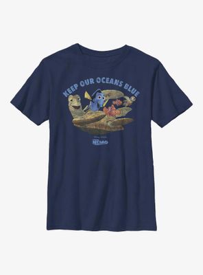 Disney Pixar Finding Nemo Keep Our Oceans Blue Youth T-Shirt