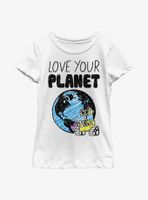 Disney Pixar WALL-E Love Your Planet Youth Girls T-Shirt