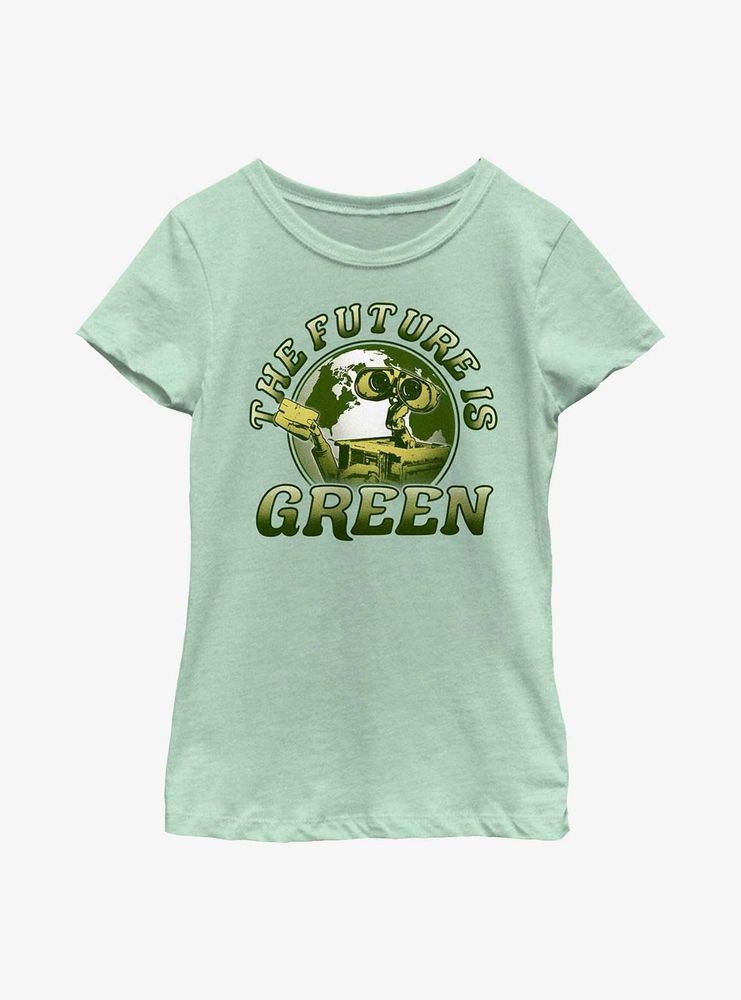 Disney Pixar WALL-E The Future Is Green Youth Girls T-Shirt