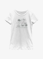 Disney Pixar WALL-E & EVE Kind Planet Youth Girls T-Shirt