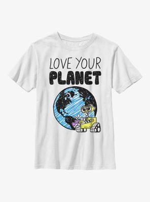 Disney Pixar WALL-E Love Your Planet Youth T-Shirt