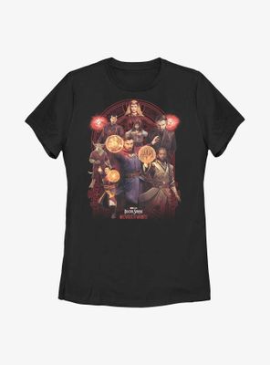 Marvel Doctor Strange The Multiverse Of Madness Characters Womens T-Shirt