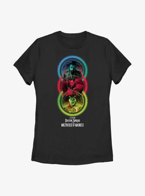 Marvel Doctor Strange The Multiverse Of Madness Circles Womens T-Shirt