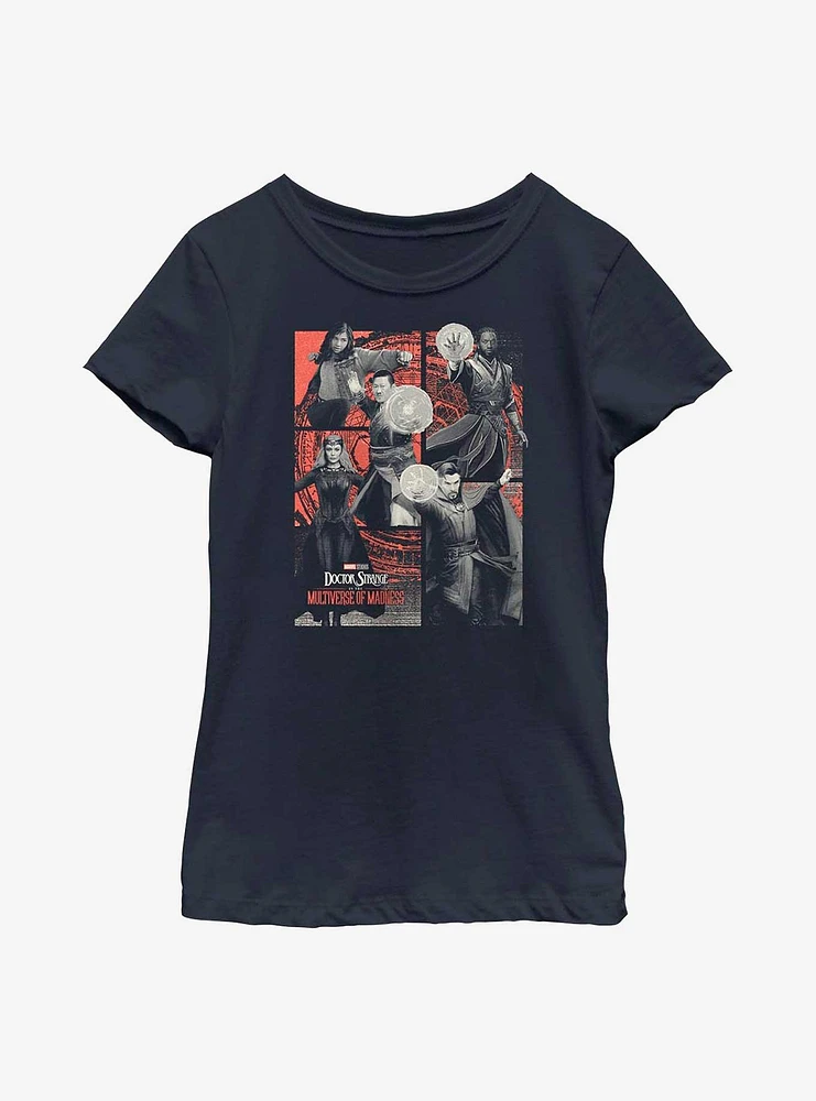 Marvel Doctor Strange The Multiverse Of Madness Multibox Youth Girls T-Shirt