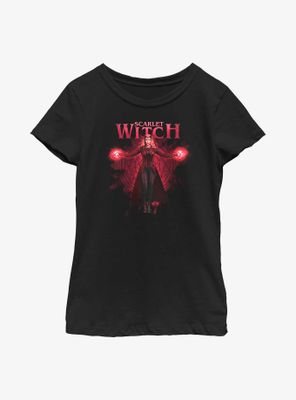 Marvel Doctor Strange The Multiverse Of Madness Scarlet Witch Splash Youth Girls T-Shirt