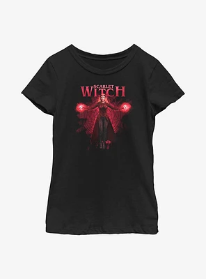 Marvel Doctor Strange The Multiverse Of Madness Scarlet Witch Splash Youth Girls T-Shirt