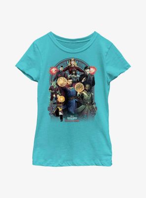 Marvel Doctor Strange The Multiverse Of Madness Characters Youth Girls T-Shirt