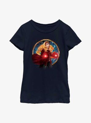 Marvel Doctor Strange The Multiverse Of Madness Scarlet Witch Portrait Youth Girls T-Shirt