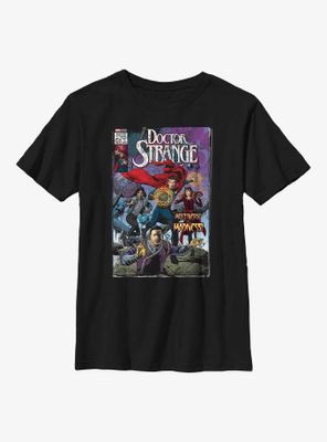 Marvel Doctor Strange The Multiverse Of Madness Comic Cover Youth T-Shirt