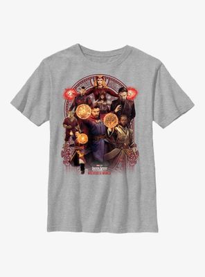 Marvel Doctor Strange The Multiverse Of Madness Characters Youth T-Shirt