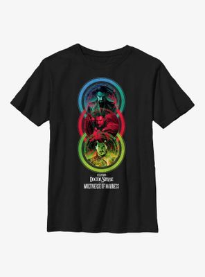 Marvel Doctor Strange The Multiverse Of Madness Circles Youth T-Shirt
