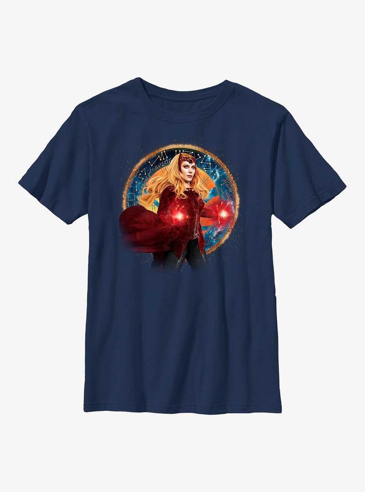 Marvel Doctor Strange The Multiverse Of Madness Scarlet Witch Portrait Youth T-Shirt