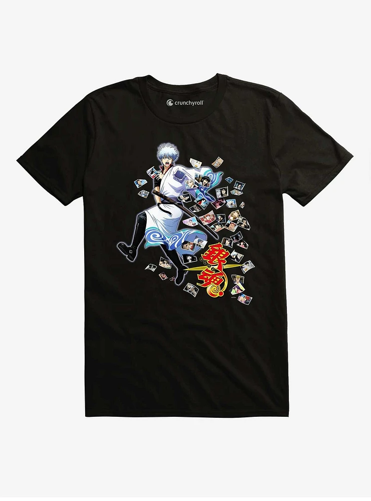 Gintama Group Black T-Shirt