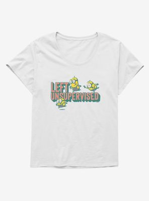 Minions Bob's Left Unsupervised Womens T-Shirt Plus