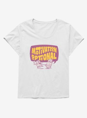 Minions Motivation Optional Womens T-Shirt Plus