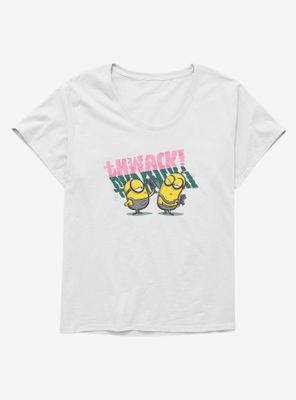 Minions Stuart Thwacks Kevin Womens T-Shirt Plus