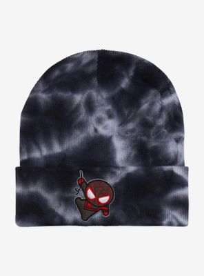 Marvel Spider-Man Miles Morales Tie-Dye Cuff Beanie - BoxLunch Exclusive