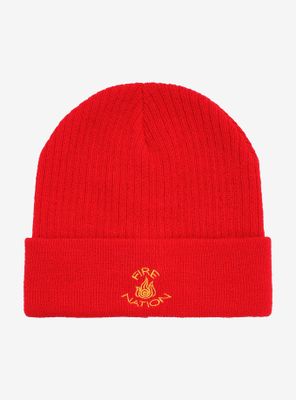 Avatar: The Last Airbender Fire Nation Embroidered Cuff Beanie - BoxLunch Exclusive