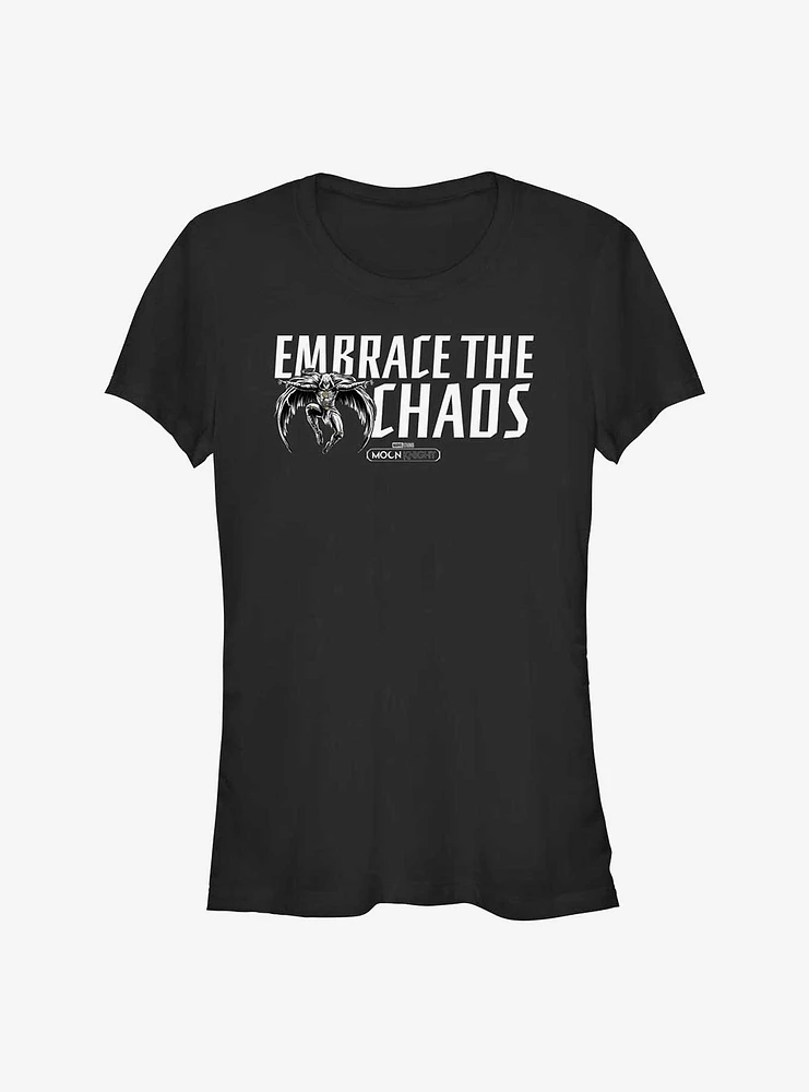 Marvel Moon Knight Embrace The Chaos Girls T-Shirt