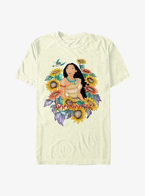 Disney Pocahontas Earth Day Sunflower Princess T-Shirt