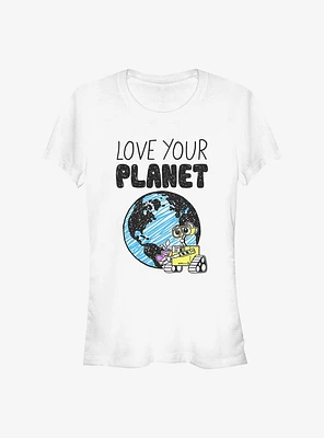 Disney Pixar Wall-E Earth Day Love Your Planet Girls T-Shirt