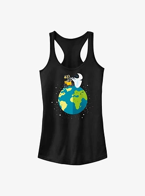 Disney Pixar Wall-E Earth Day and Eve World Peace Girls Tank