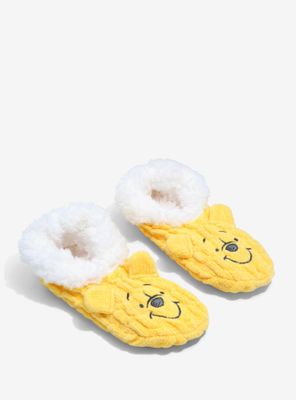 Disney Winnie the Pooh Figural Fleece Slipper Socks - BoxLunch Exclusive