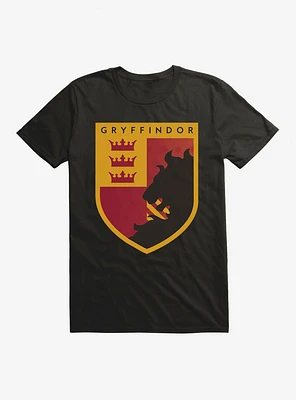 Harry Potter Gryffindor Triple Crown Crest T-Shirt