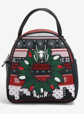 Marvel Spider-Man Christmas Sweater Mini Backpack - BoxLunch Exclusive
