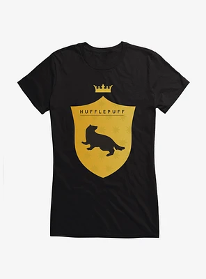 Harry Potter Hufflepuff Shield Girls T-Shirt