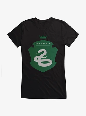 Harry Potter Slytherin Shield Girls T-Shirt