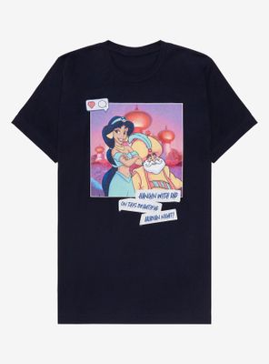 Disney Princess Jasmine & The Sultan Social Post T-Shirt - BoxLunch Exclusive