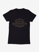 Harry Potter Golden Magic Quidditch Team Captain Womens T-Shirt