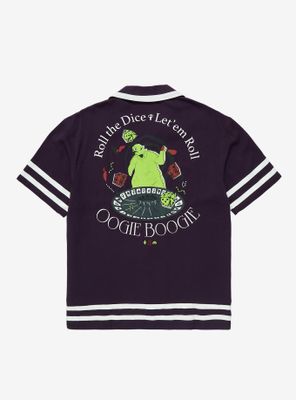 Disney The Nightmare Before Christmas Oogie Boogie Dice Roll League Button-Up - BoxLunch Exclusive