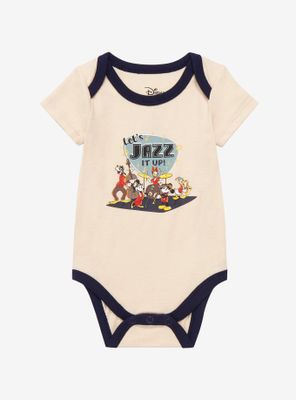 Our Universe Disney Mickey and Friends Jazz It Up Infant One-Piece - BoxLunch Exclusive