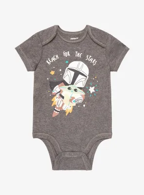 Star Wars the Mandalorian Reach for Stars Infant One-Piece - BoxLunch Exclusive