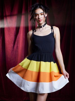 Candy Corn Tiered Dress