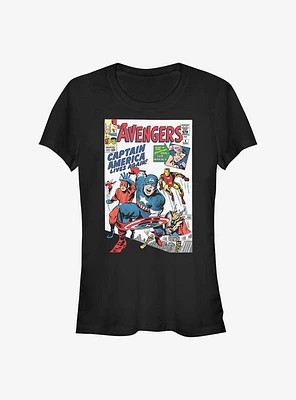 Marvel Avengers Comic Cover Girls T-Shirt