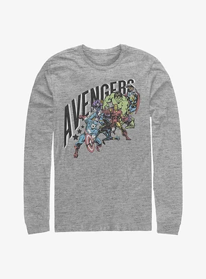 Marvel Avengers Line Long-Sleeve T-Shirt