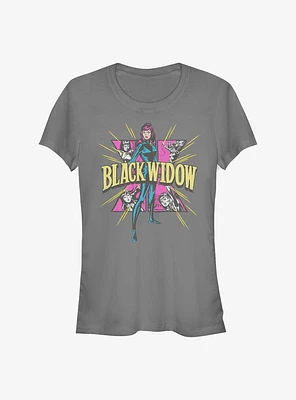 Marvel Black Widow Power Stance Girls T-Shirt